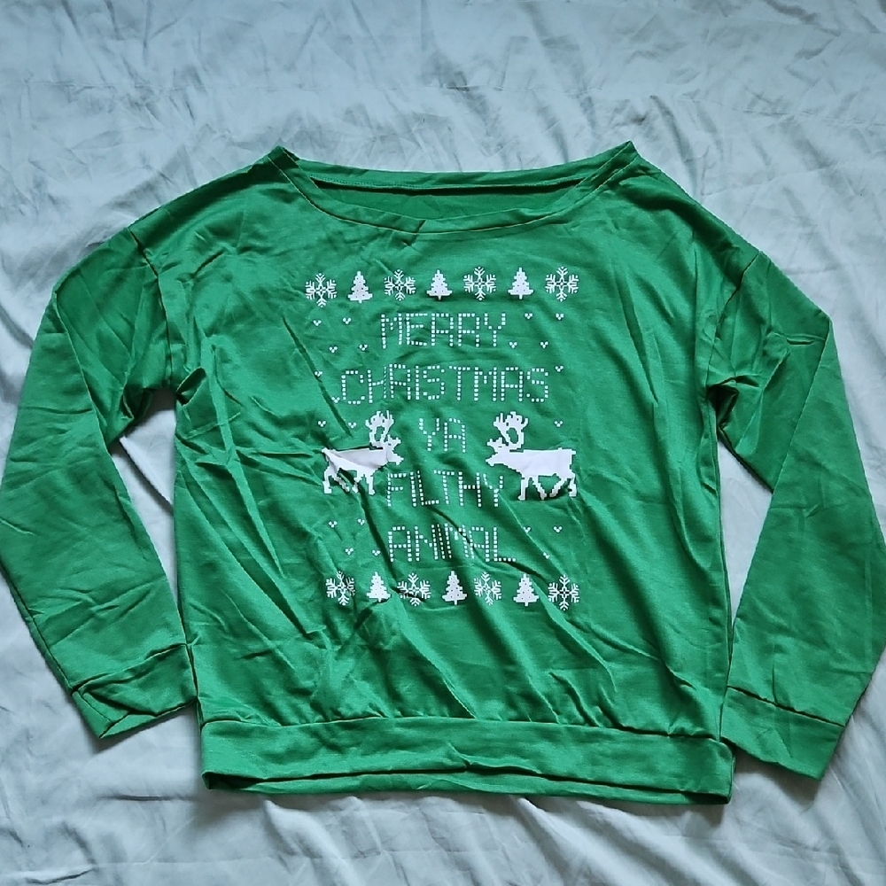 NWOT Green Home Alone Christmas Sweater, Size 2X